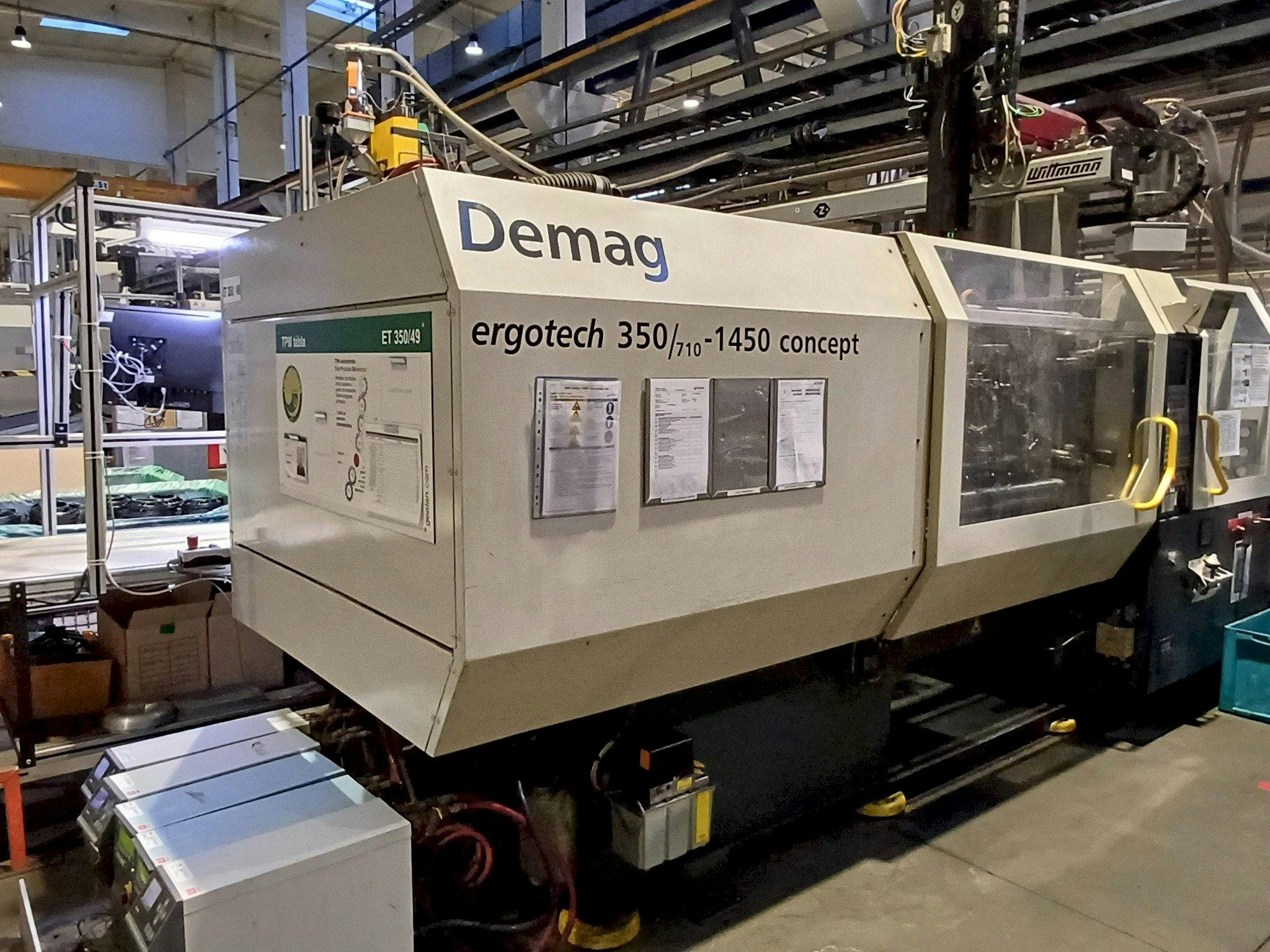 Vue de face de la machine SUMITOMO SHI DEMAG Ergotech 350 Concept