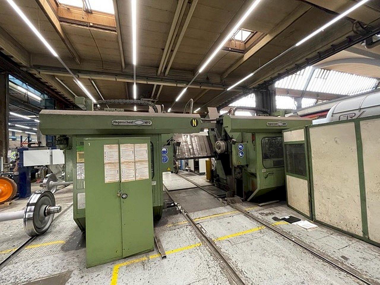 Vue de face de la machine Hegenscheidt PN 190