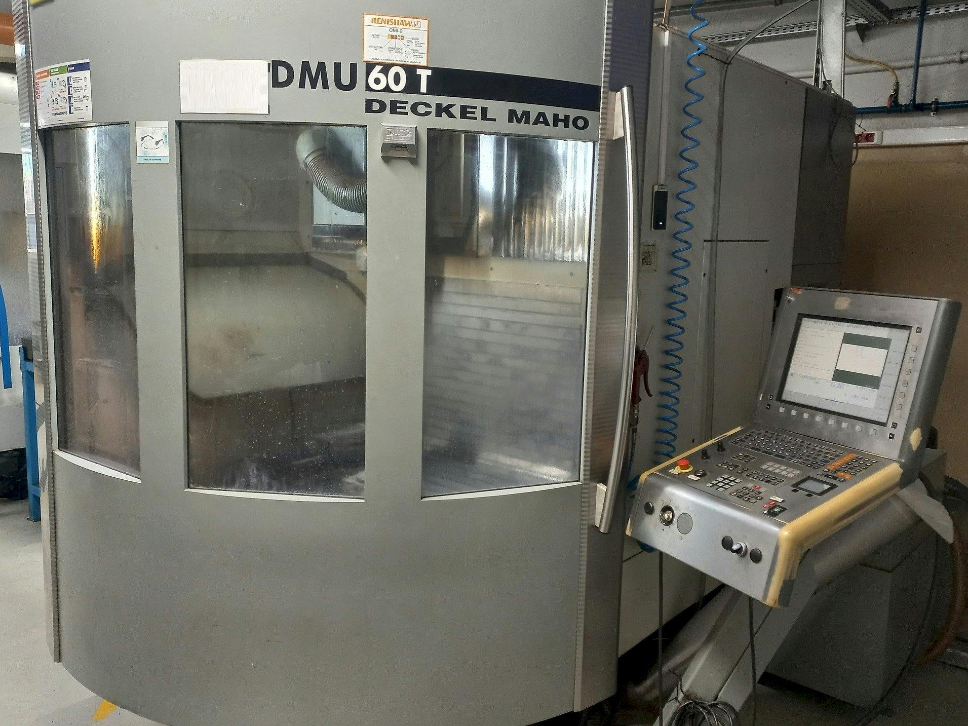 Vue de face de la machine DMG DMU 60T