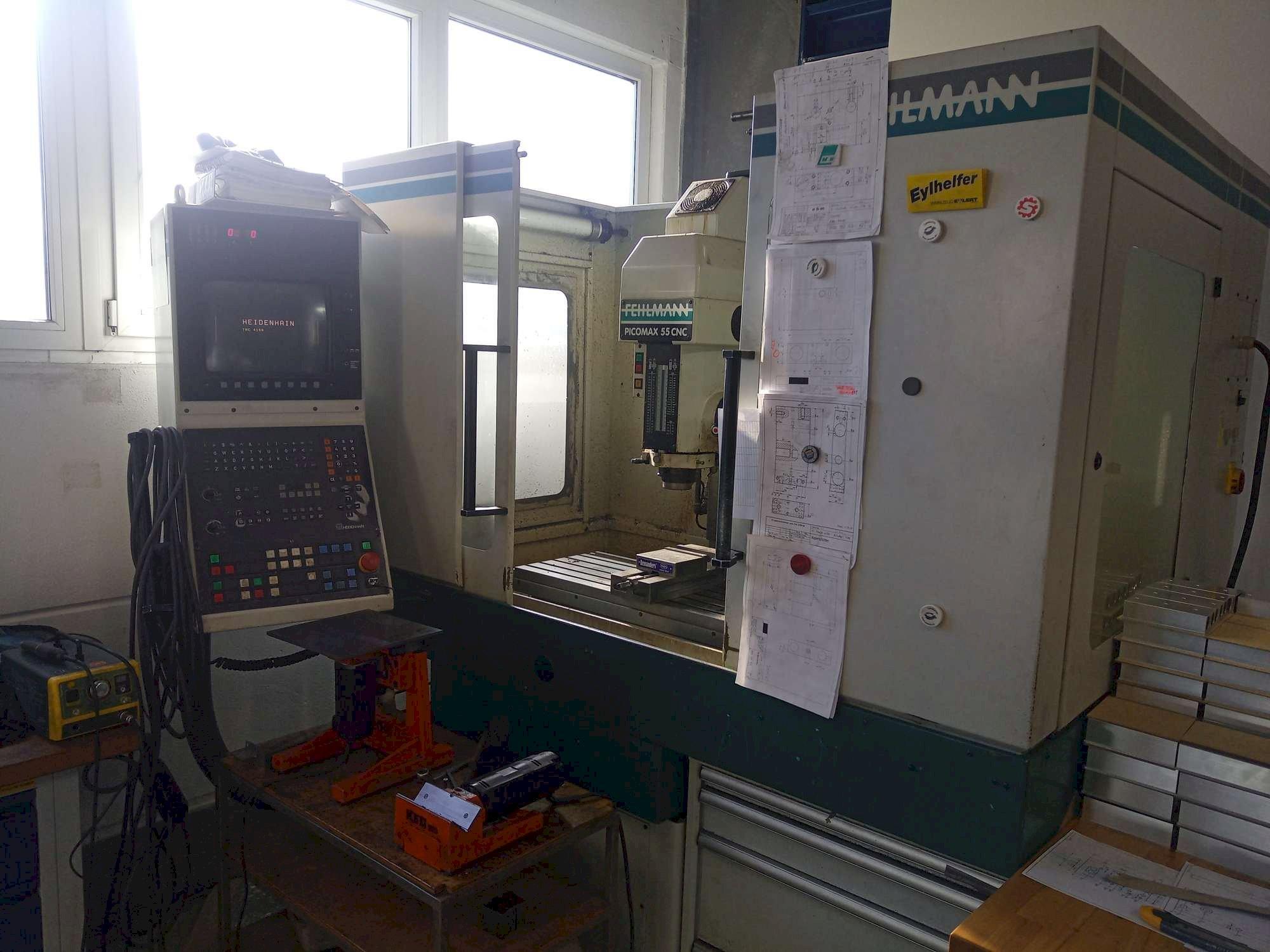 Vue de face de la machine FEHLMANN Picomax 55 CNC