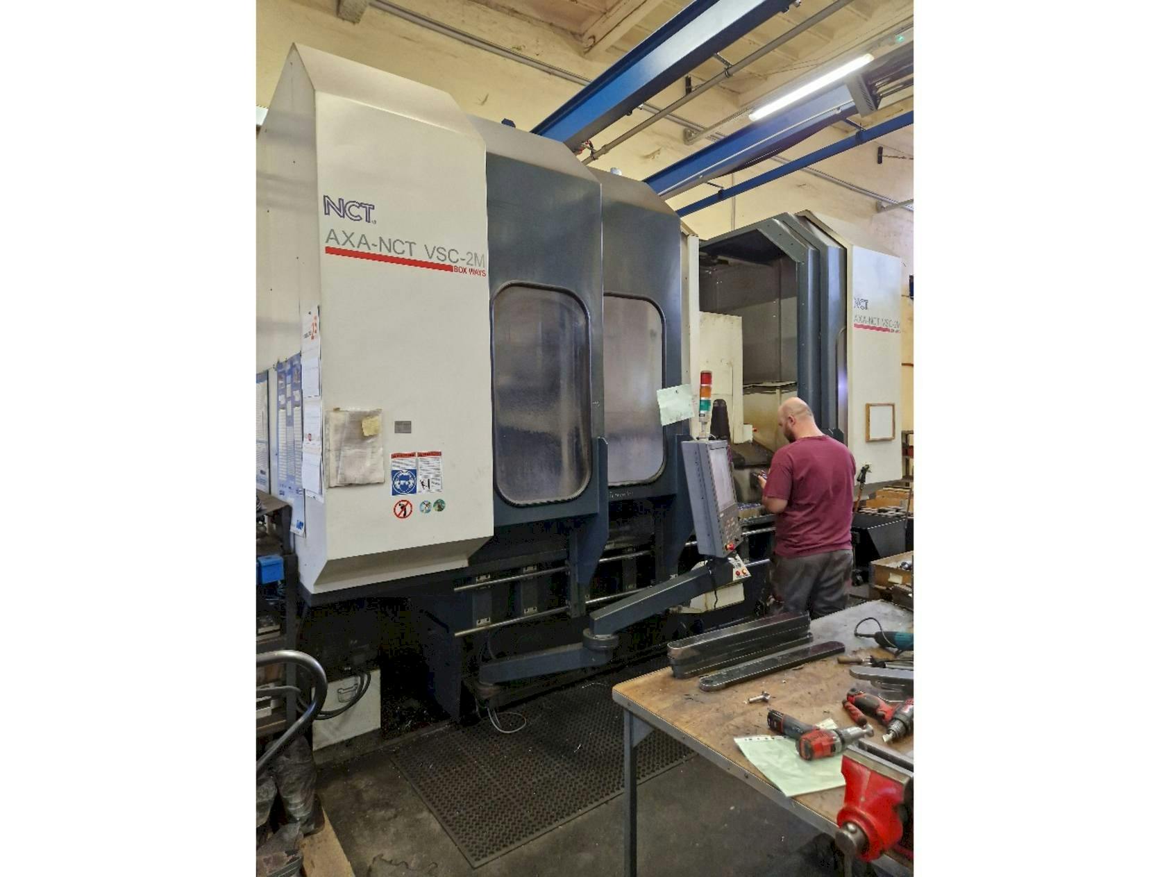 Vue de face de la machine AXA NCT VSC-2M