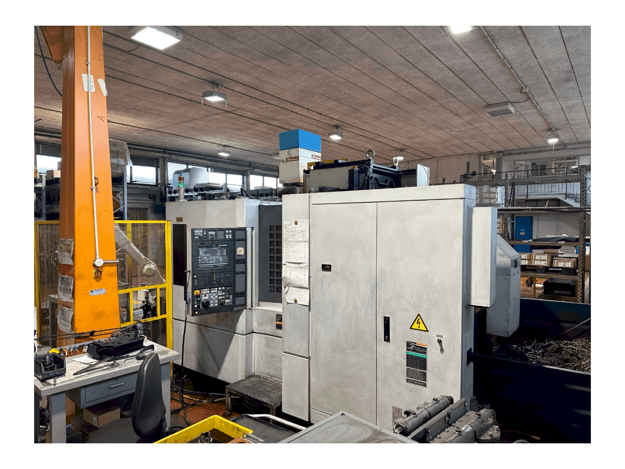 Vue de face de la machine MORI SEIKI NH 4000 DCG